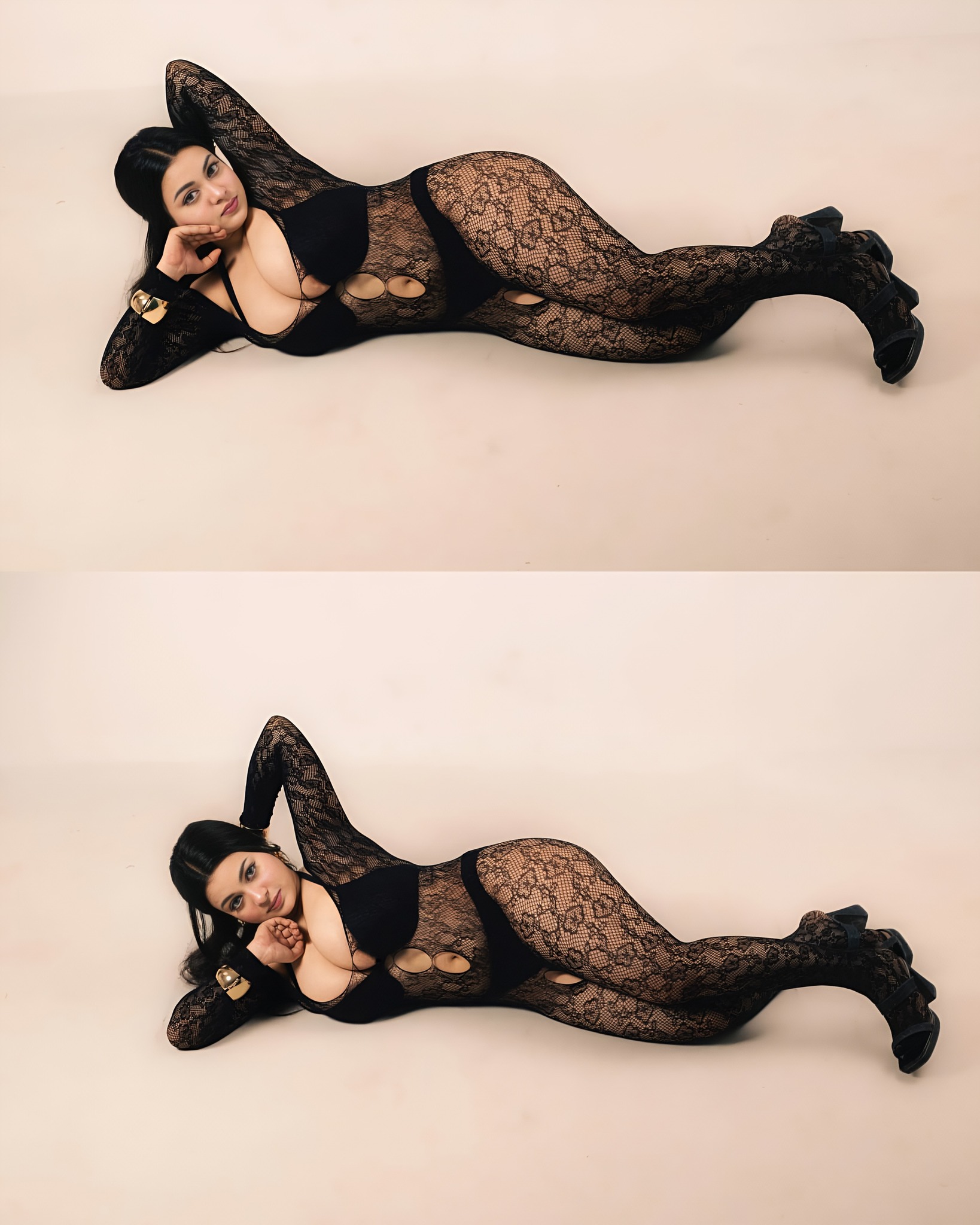 Sexy Mesh Bodycon Dress - Image 4