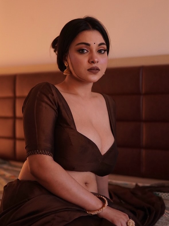 Women's Chocolate Brown Crop Top - Image 2
